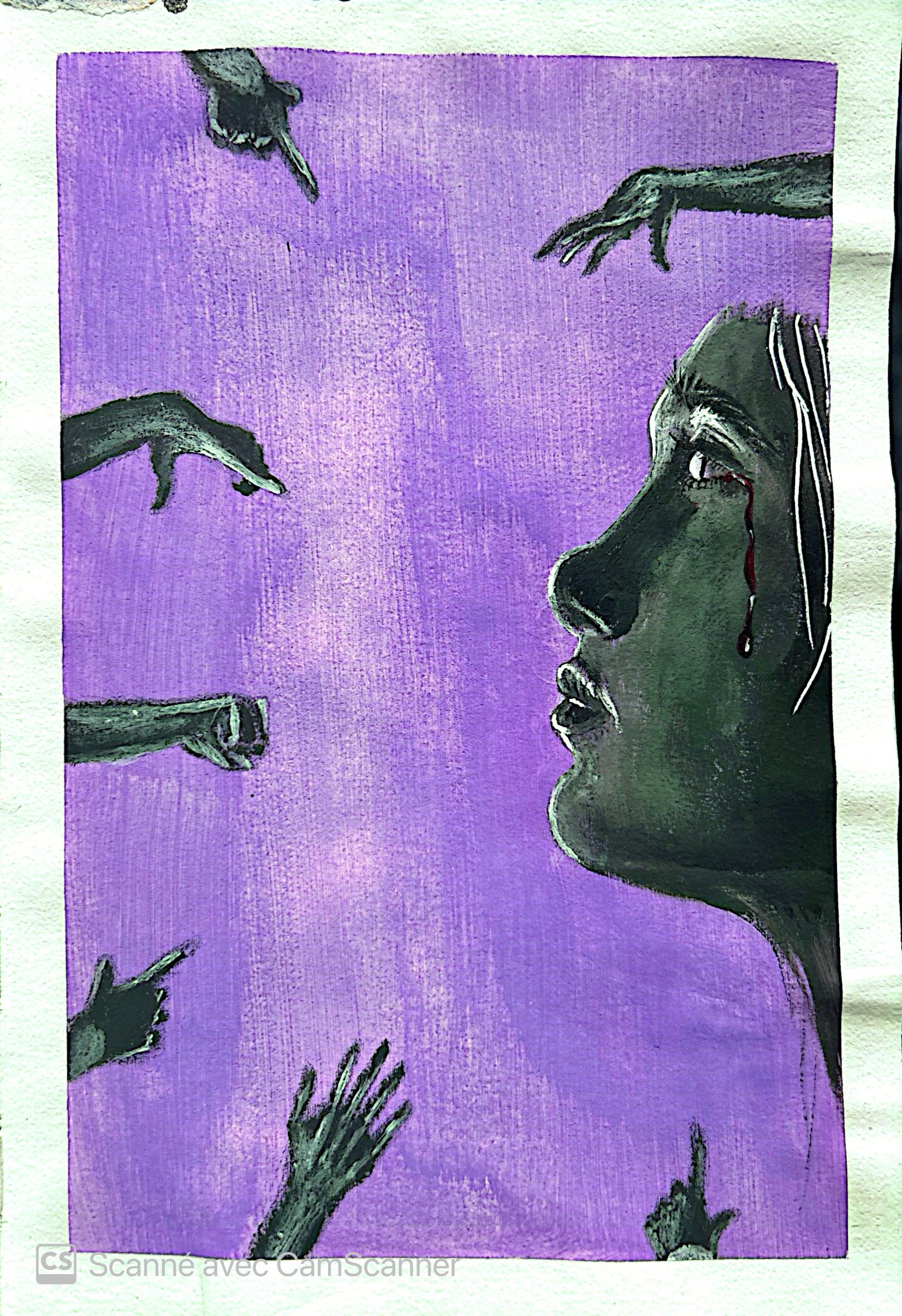 Peinture de Chloé Papegaey — le jugement
